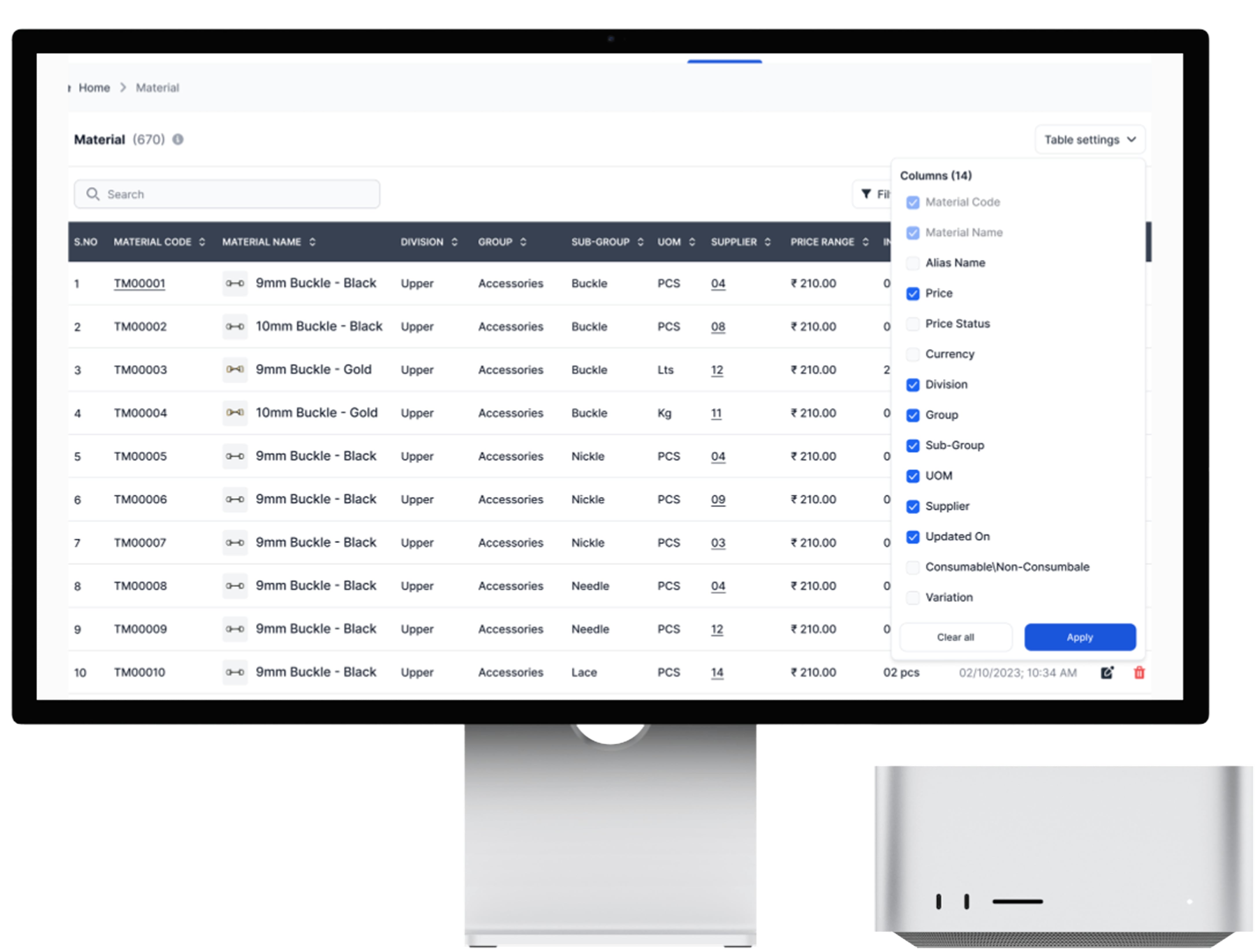 ERP System - Leather Industries